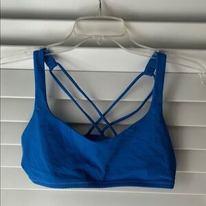 Lululemon Athletica Blue Strappy Sports Bra